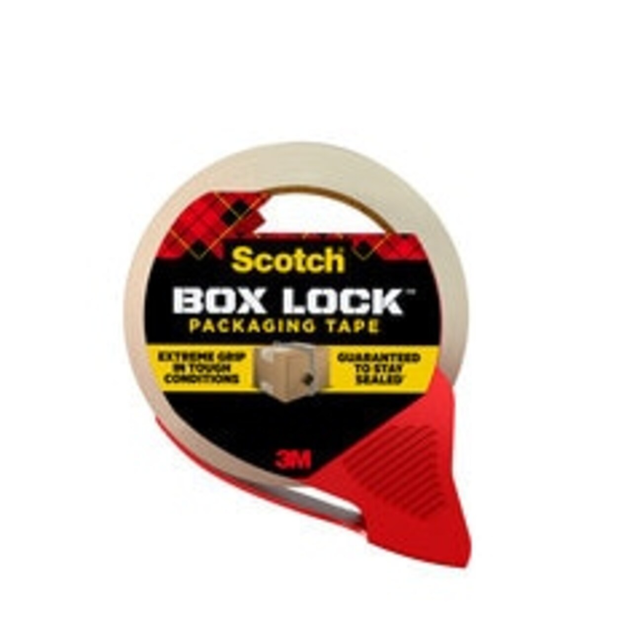 Scotch® Box Lock™ Packaging Tape 3950-RD-EF-6WC, 1.88 in x 54.6 yd (48 mm x 50 m)